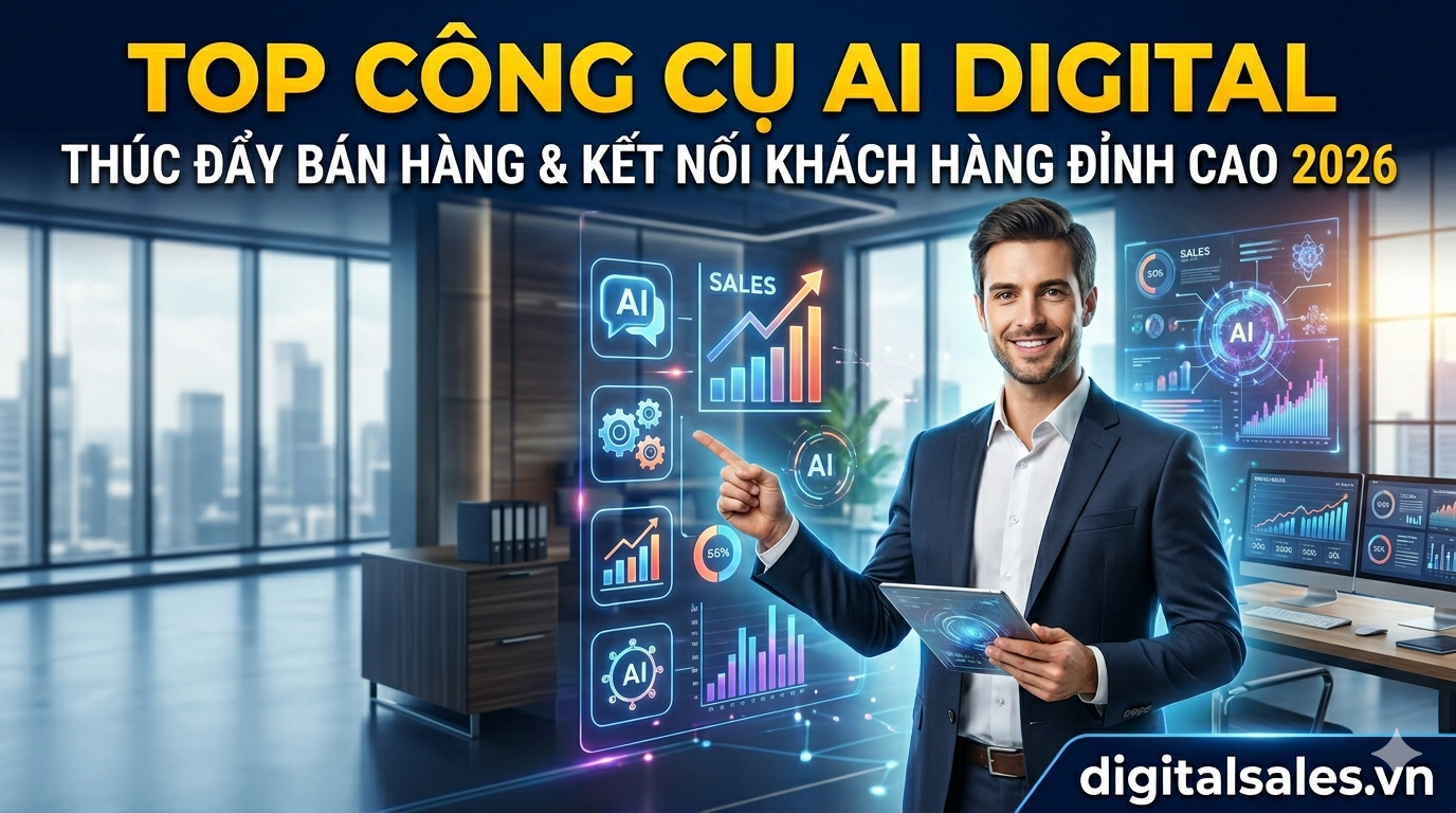 Top công cụ AI Digital thúc đẩy bán hàng